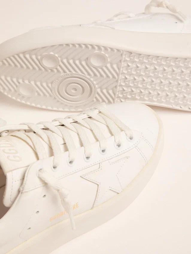 Sneakers Purestar da donna con linguetta sul tallone color oro
