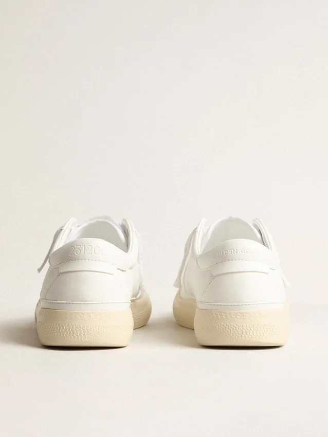 Sneakers sostenibili Yatay Modello 1B con tomaia bianca a base biologica e Y bianco