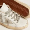 Sneakers Super-Star da uomo con stella in pelle scamosciata e linguetta marrone sul tallone