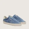 Soul Star da uomo in pelle scamosciata blu denim