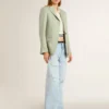 Soul Star in nappa bianca con linguetta sul tallone in pelle argento metallizzato
