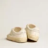 Soul Star in pelle nappa bianca con stella in pelle bianca