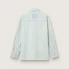 Sovracamicia da uomo in denim azzurro