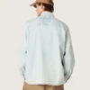 Sovracamicia da uomo in denim azzurro