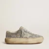 Space-Star da donna in glitter argento con stella grigio ghiaccio