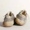 Space-Star da donna in glitter argento con stella grigio ghiaccio