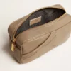 Star Bag in pelle verde salvia con stella tono su tono
