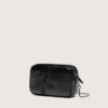 Star Bag Mini in pelle nera con stella in cristallo Swarovski