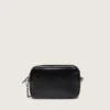 Star Bag Mini in pelle nera con stella in cristallo Swarovski