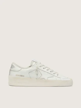 Stardan da donna in pelle total white