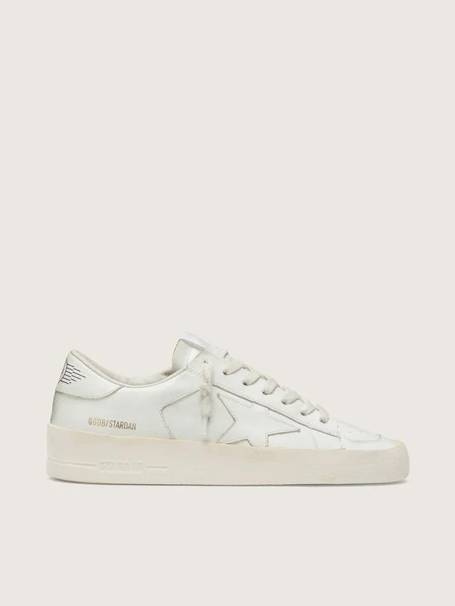 Stardan da donna in pelle total white