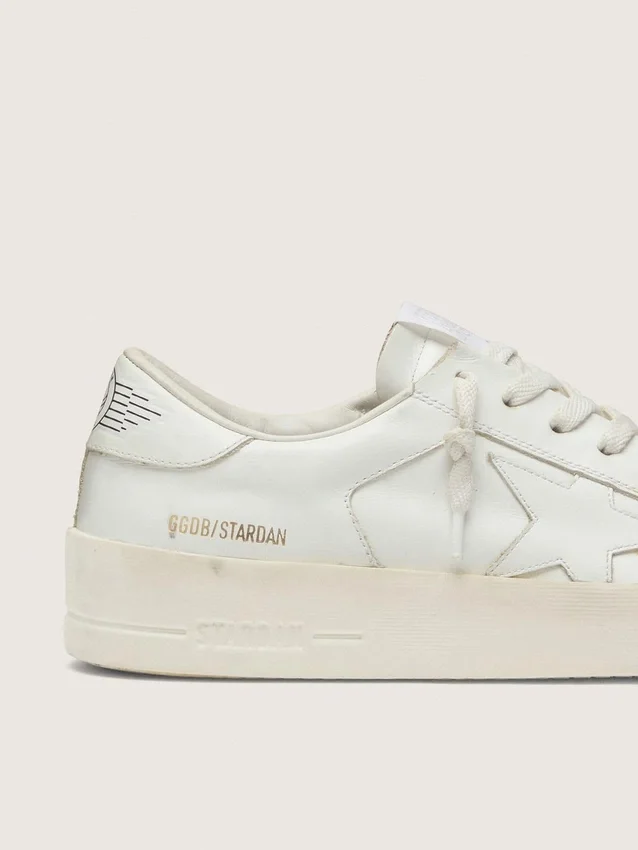 Stardan da donna in pelle total white