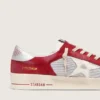Stardan da uomo in mesh e nabuk con stella in nappa e linguetta sul tallone in pelle