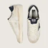 Stardan da uomo in pelle scamosciata beige con stella blu