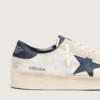 Stardan da uomo in pelle scamosciata beige con stella blu