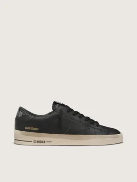 Stardan da uomo in pelle total black