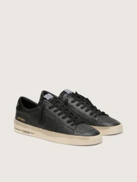 Stardan da uomo in pelle total black