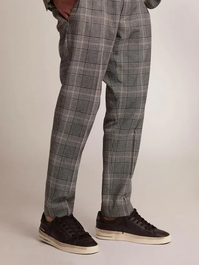 Stardan da uomo in pelle total black