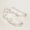 Sneakers Stardan in pelle bianca con effetto vissuto