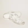 Sneakers Stardan in pelle bianca con effetto vissuto