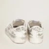 Sneakers Stardan in pelle bianca con effetto vissuto