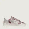 Stardan LAB da uomo in pelle bordeaux e argento con glitter