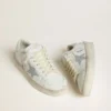 Stardan LTD da donna con stella in cristallo Swarovski e linguetta sul tallone in pelle metallizzata