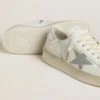 Stardan LTD da donna con stella in cristallo Swarovski e linguetta sul tallone in pelle metallizzata
