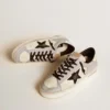 Stardan LTD da uomo in nappa e pelle con stella in pelle scamosciata e linguetta sul tallone in pelle