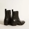 Stivali Debbie da donna in pelle nera
