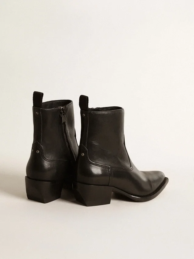 Stivali Debbie da donna in pelle nera