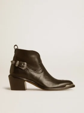 Stivali Patty in pelle nera