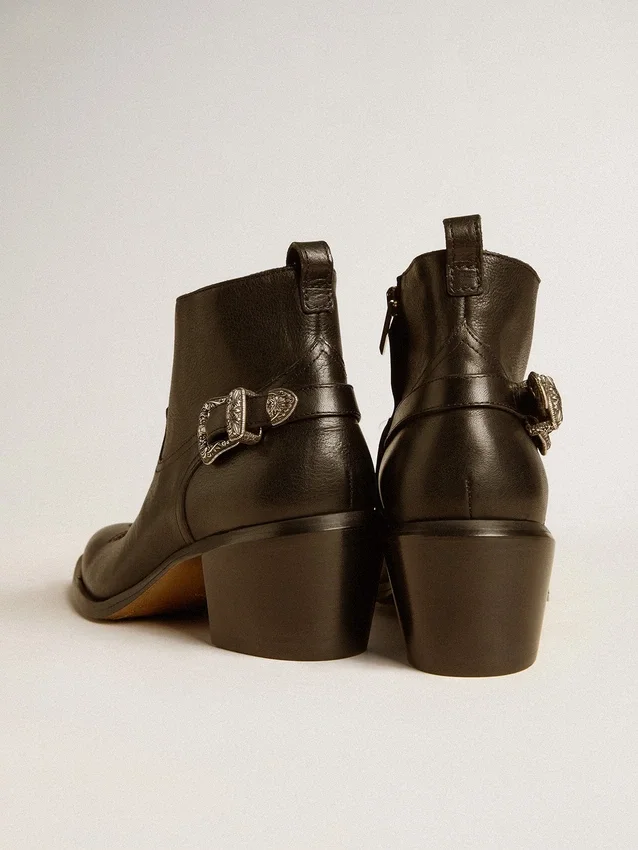 Stivali Patty in pelle nera
