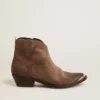 Stivali Young in pelle scamosciata marrone scuro