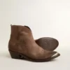 Stivali Young in pelle scamosciata marrone scuro