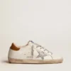 Super-Star da donna con fodera in shearling e stella glitterata argento