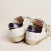 Super-Star da donna con linguetta sul tallone blu e stella in cristallo Swarovski