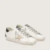 Super-Star da donna con stella dorata e linguetta sul tallone con glitter neri
