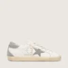 Super-Star da donna con stella in cristalli Swarovski argentati e linguetta sul tallone