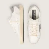 Super-Star da donna con stella in cristalli Swarovski argentati e linguetta sul tallone