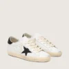 Super-Star da donna con stella in cristalli Swarovski neri e linguetta sul tallone