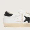 Super-Star da donna con stella in cristalli Swarovski neri e linguetta sul tallone