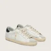 Super-Star da donna in pelle bianca con stella traforata