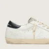 Super-Star da donna in pelle bianca con stella traforata