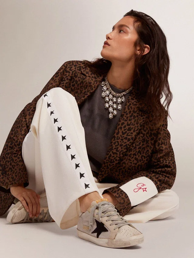 Super-Star da donna in pelle con stella nera