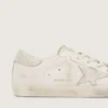 Super-Star da donna in pelle nappa con stella in cristalli Swarovski e linguetta sul tallone