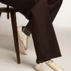 Super-Star da uomo con stella traforata e linguetta blu sul tallone