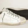 Super-Star da uomo con stella traforata e linguetta sul tallone grigio ghiaccio