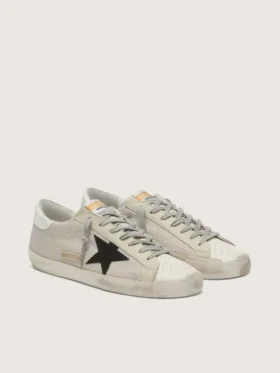 Super-Star da uomo in pelle con stella nera