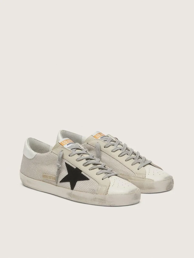 Super-Star da uomo in pelle con stella nera
